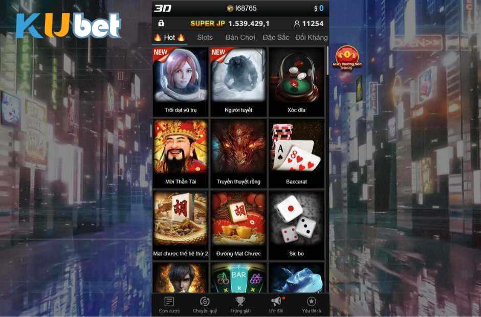 Game 3D kubet thu hút người chơi với jackpot khủng
